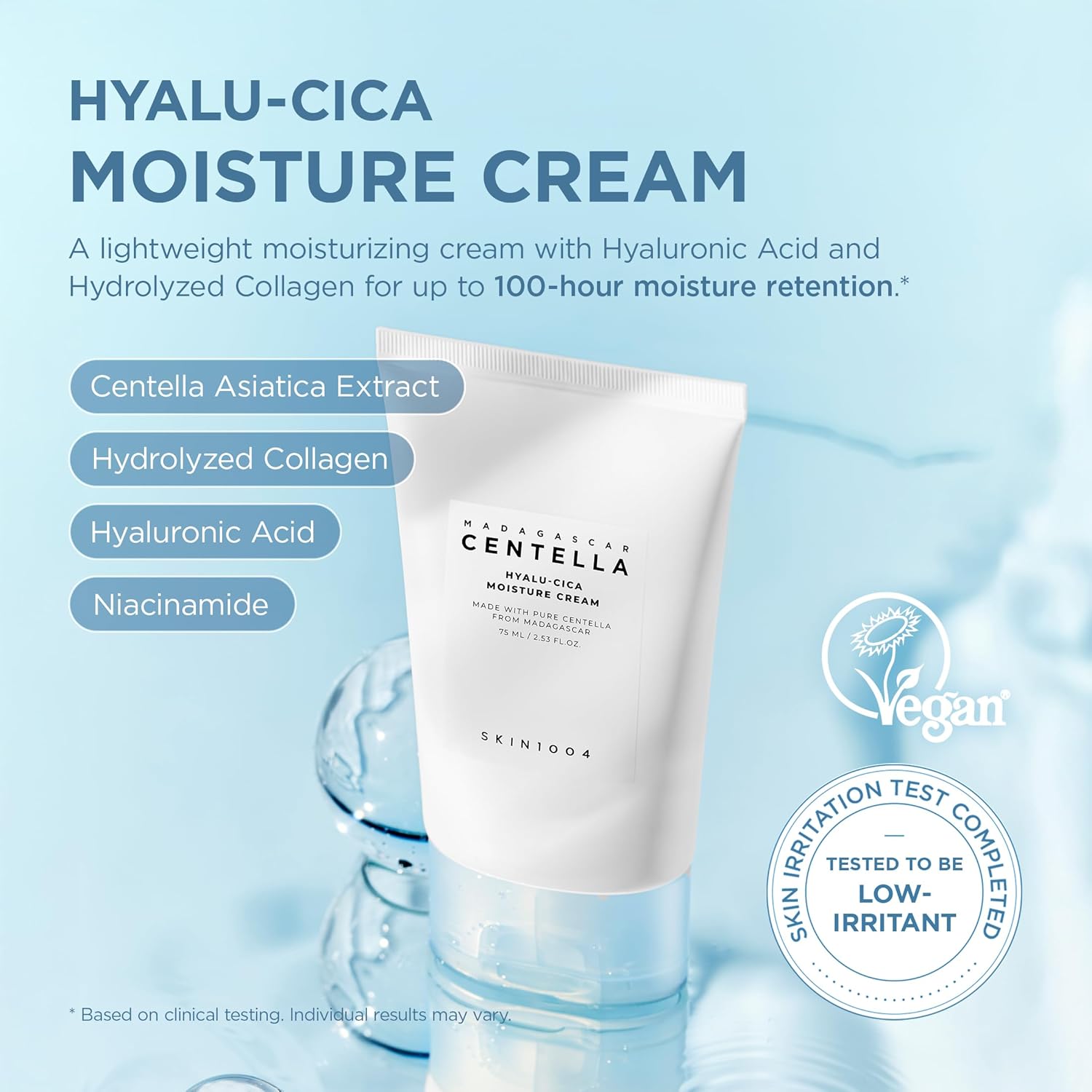 SKIN1004 Madagascar Centella Hyalu-Cica Moisture Cream 75ml 